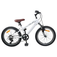 Dječji planinski bicikl, 20", 6 brzina, za dob 5–8 godina, bijela